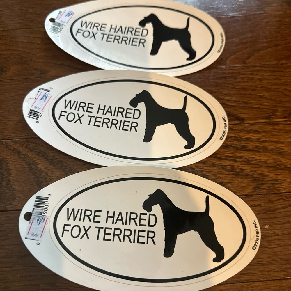 Wire Haired Fox Terrier Stickers